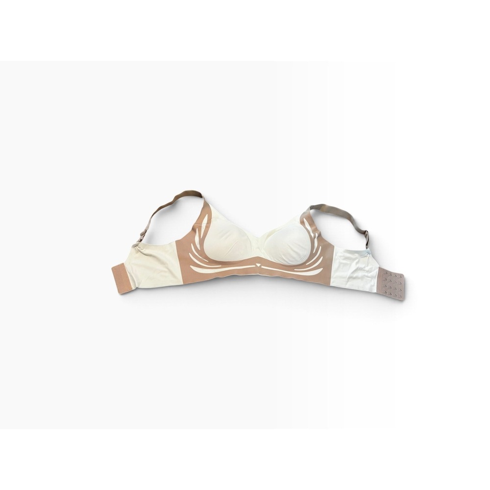 Unbranded Wireless Seamless Bra XL Cream Tan Comfort Bralette